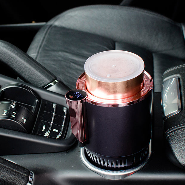 2-in-1 Car Cup Warmer & Cooler with Display
