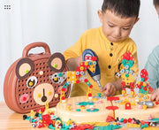 DIY Screw Puzzle Suitcase