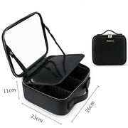 Smart LED Makeup Bag – Portable Mirror Cosmetic Travel Case